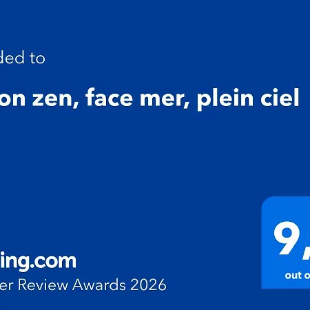 Cocon Zen, Face Mer, Plein Ciel Apartamento